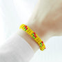 Summery Bright Cheerful Charm Friendship Beaded Braided Bracelet - Bless4Happy Handmade Braided Bracelet