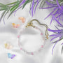 Sweet Hermosa Pink Engagement Blush Crystal Adjustable Charm Bracelet - Bless4Happy Handmade Charm Bracelet