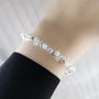 Purity Moonlit Snow Simplicity Charm Bracelet - Bless4Happy Handmade Charm Bracelet