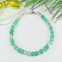 Verdant Vitality Emerald Dew Nature's Embrace Bracelet- Bless4Happy Handmade Bracelet 