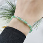 Verdant Vitality Emerald Dew Nature's Embrace Bracelet- Bless4Happy Handmade Bracelet 