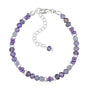 Royal Mystic Dream Amethyst Crystal Bead Bracelet - Bless4Happy Handmade Bracelet