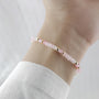 Sweetheart Feminine Flair Beauty Paradise Delicate Pinky Rose Quartz Bracelet - Bless4Happy Handmade Bracelet