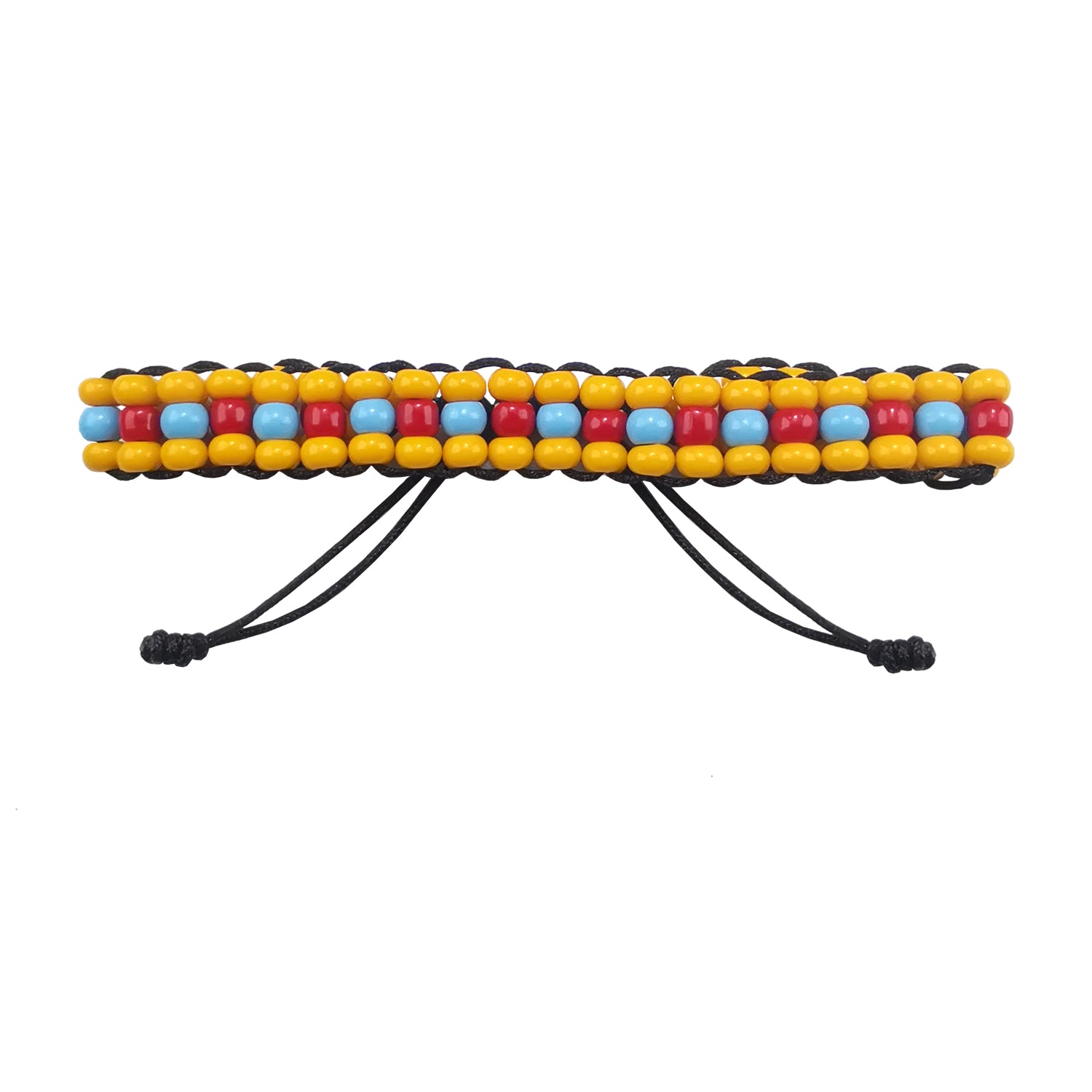 Vibrant Energy Citrus Burst Energetic Bead Braided Bracelet - Bless4Happy Handmade Braided Bracelet